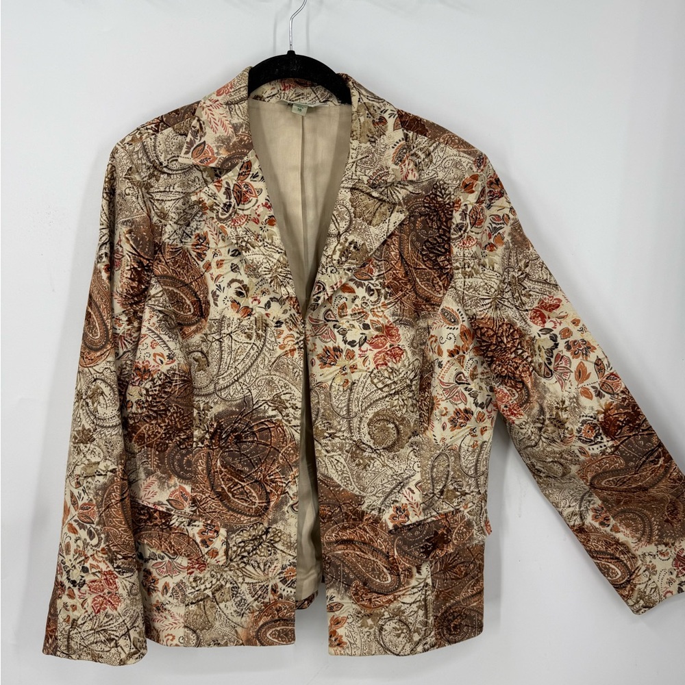 Austin Reed London New York vintage tailored blazer featuring a multi-colored 16